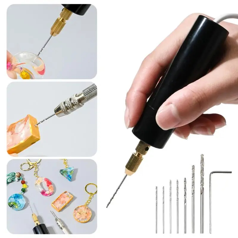 Resin Art Drill Machine - Mini taladro eléctrico portátil, herramienta eléctrica