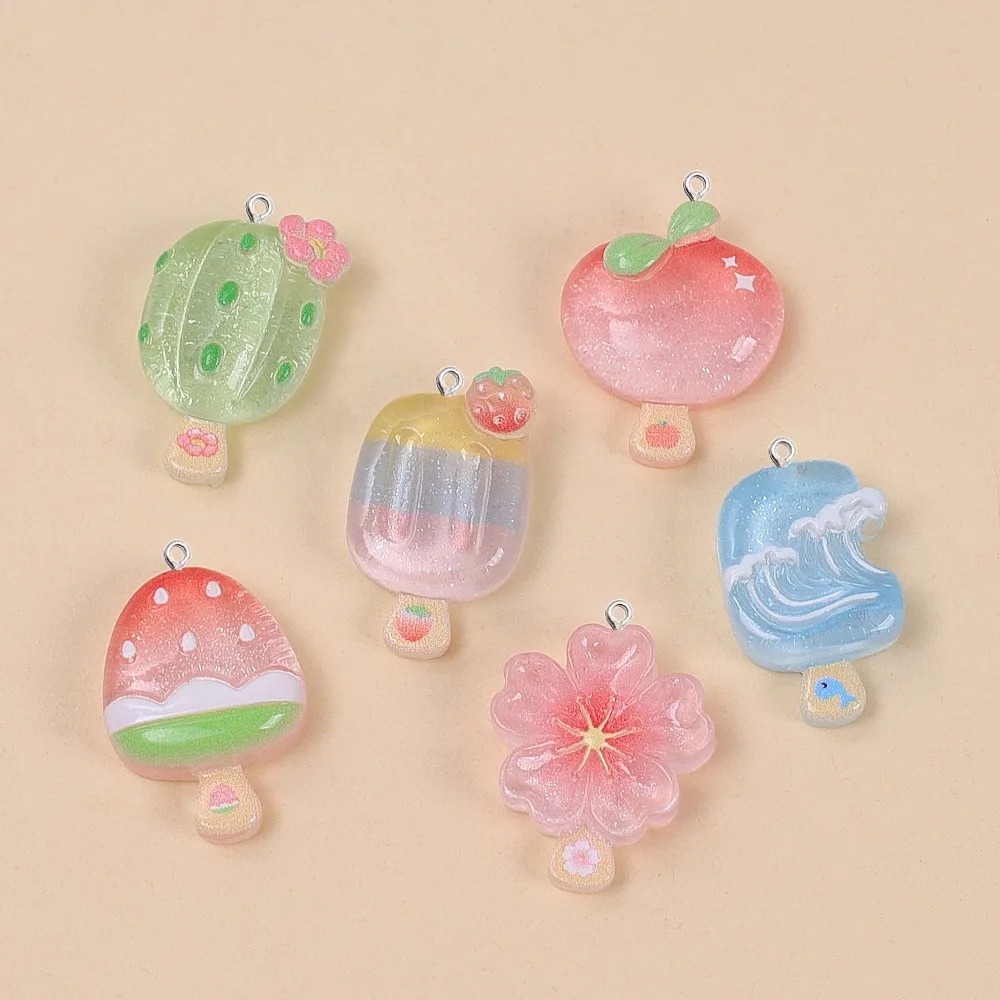 Resin Art Materials - 10 piezas de dijes de resina