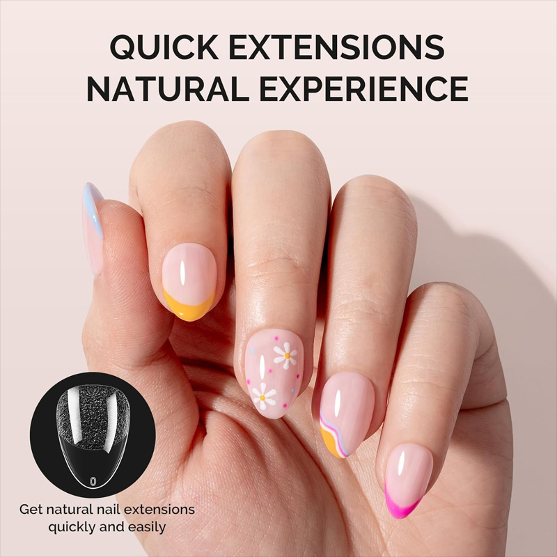 Puntas de Uñas Ultra Cortas en - Resin Art Use reseña y precio