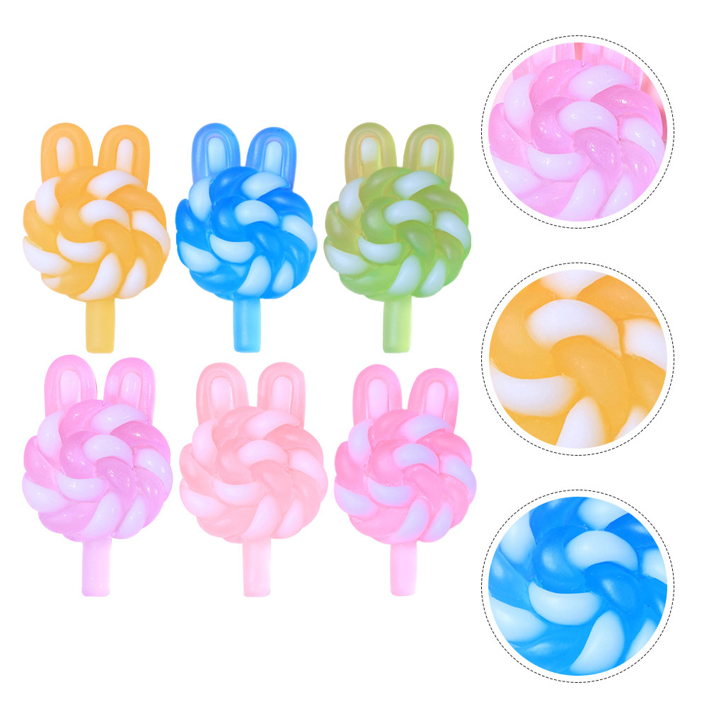 24 piezas de dijes de piruleta - Resin Art Materials reseña y precio