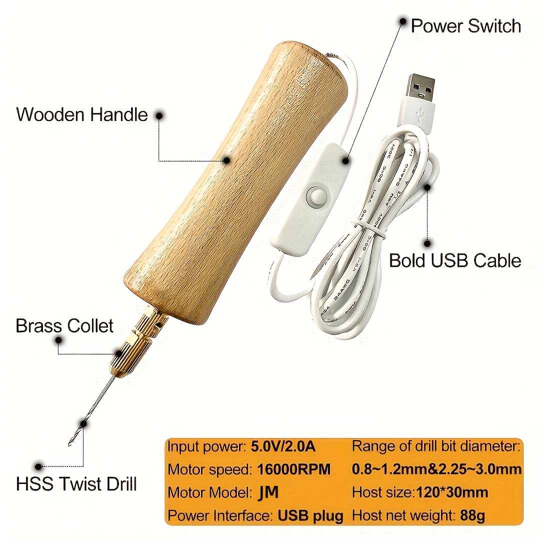 Juego de taladros eléctricos p - Resin Art Drill Machine reseña y precio
