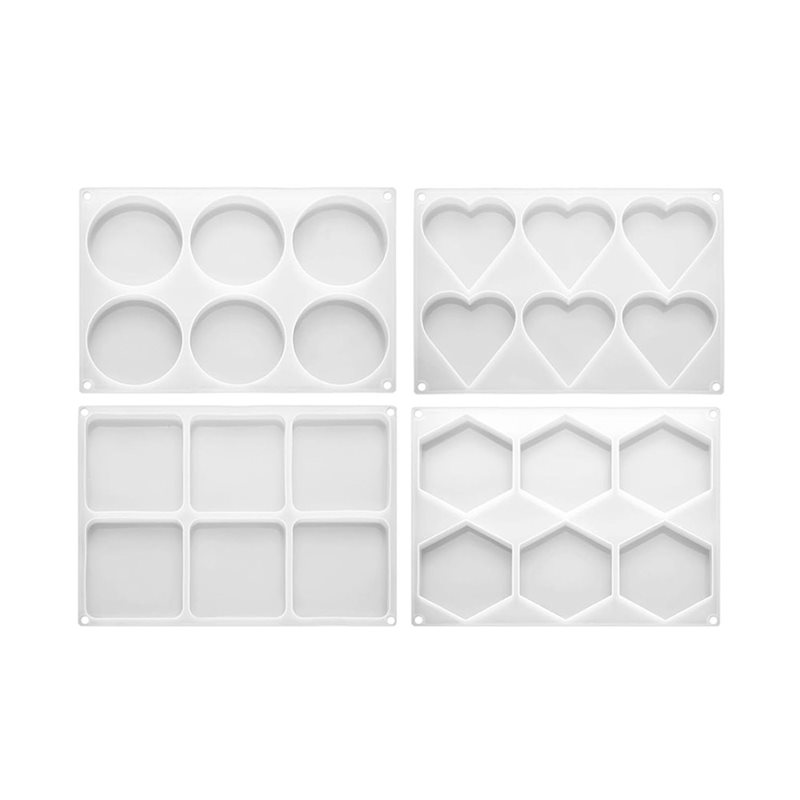 Moldes de resina FYBL de 4 pul - Resin Art Coasters reseña y precio