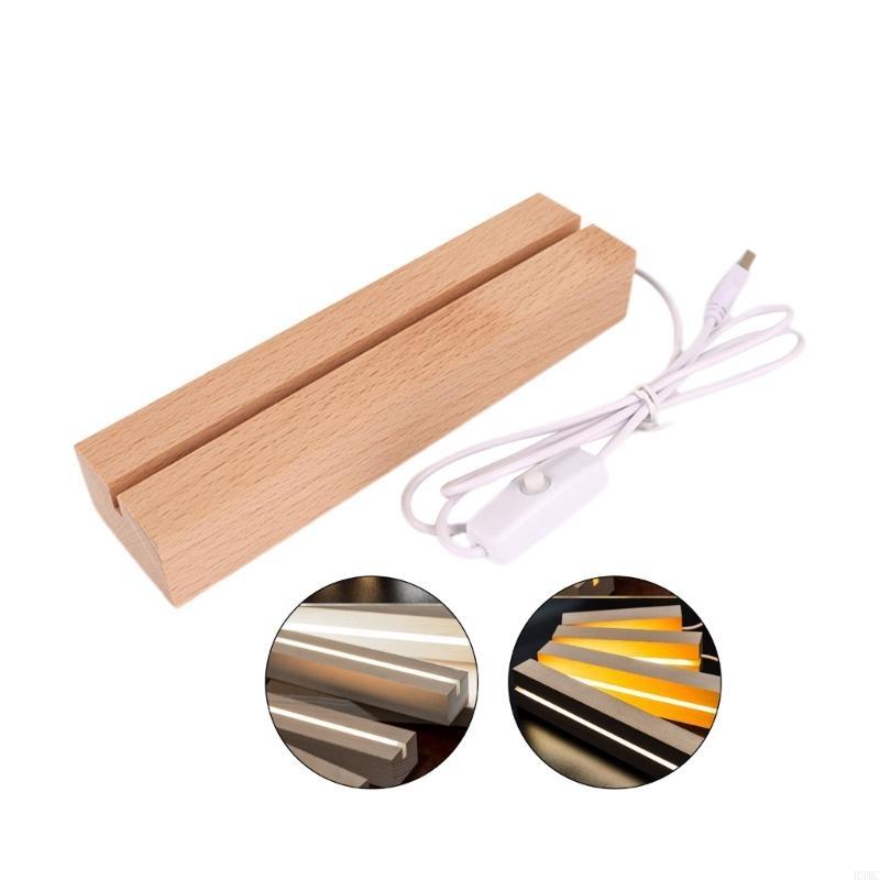 Base pantalla luz madera R3MC  - Resin Art Use reseña y precio
