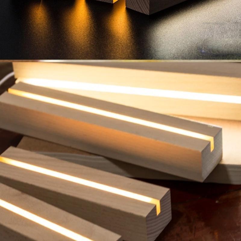 Base pantalla luz madera R3MC  - Resin Art Use reseña y precio