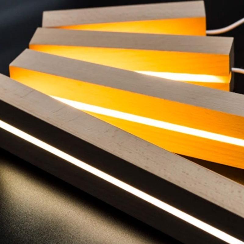 Base pantalla luz madera R3MC  - Resin Art Use reseña y precio