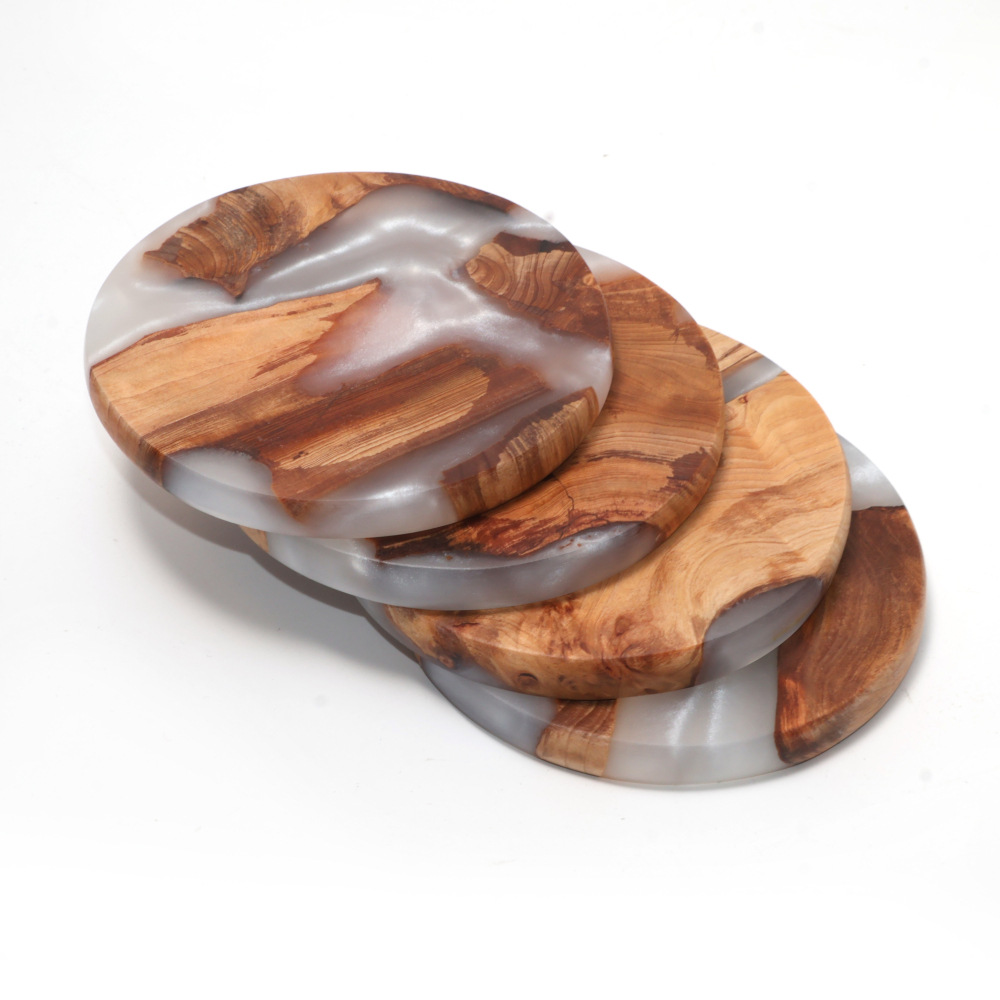 Juego de Posavasos, Posavasos  - Resin Art Coasters reseña y precio