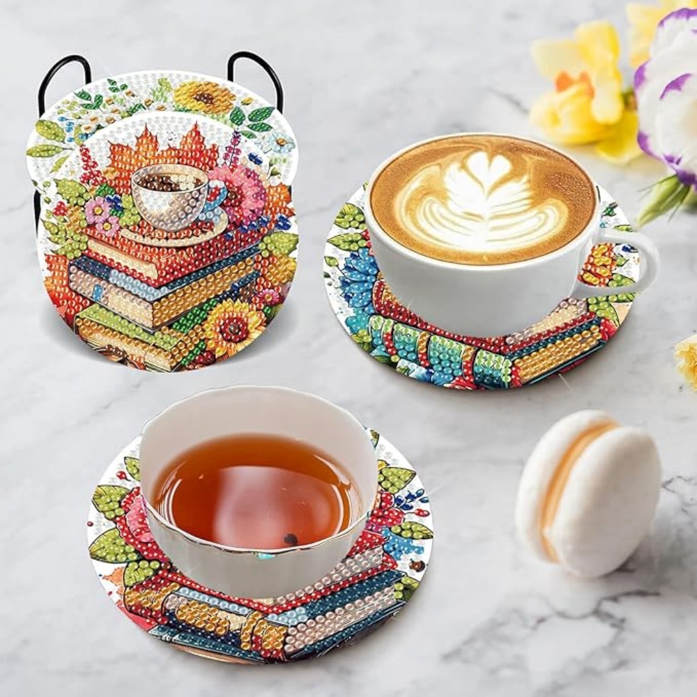 8 piezas/Posavasos de arte de  - Resin Art For Beginner reseña y precio