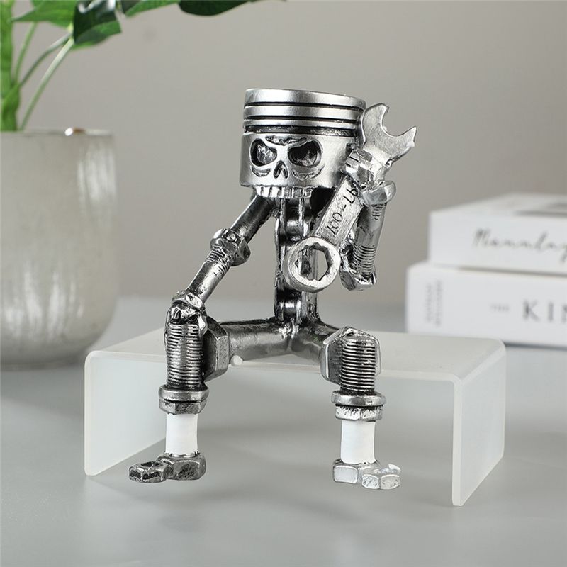 Figura Decorativa de Calavera  - Resin Art Use reseña y precio