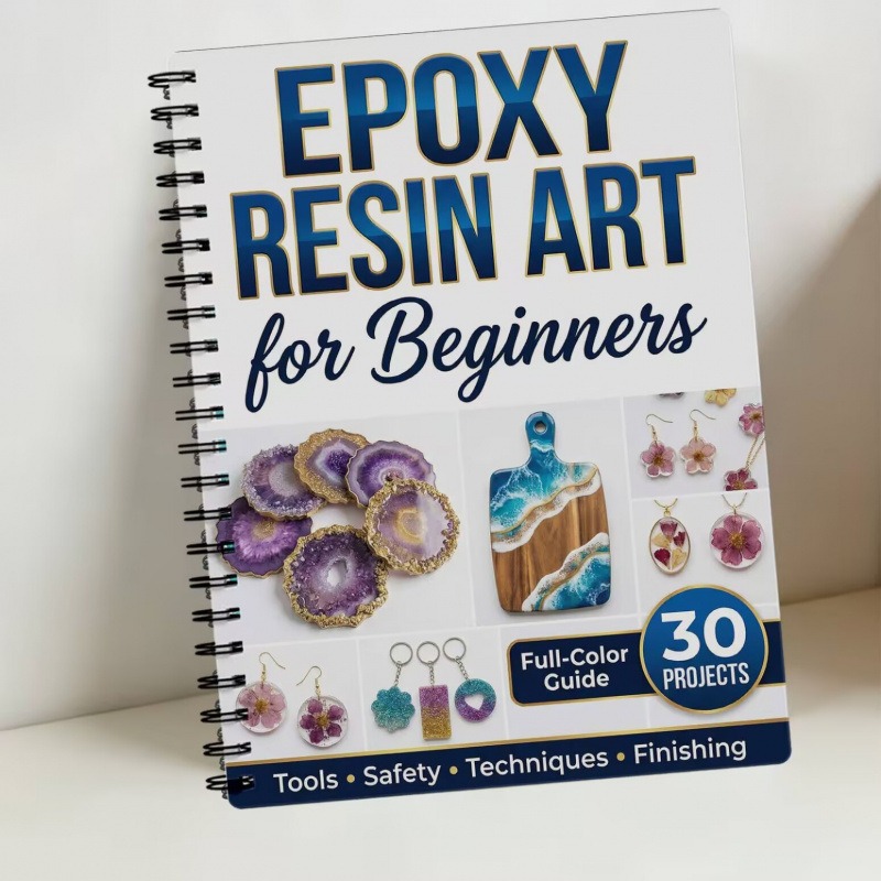 Manual de Resina Epoxi para Ar - Resin Art Guide Free reseña y precio