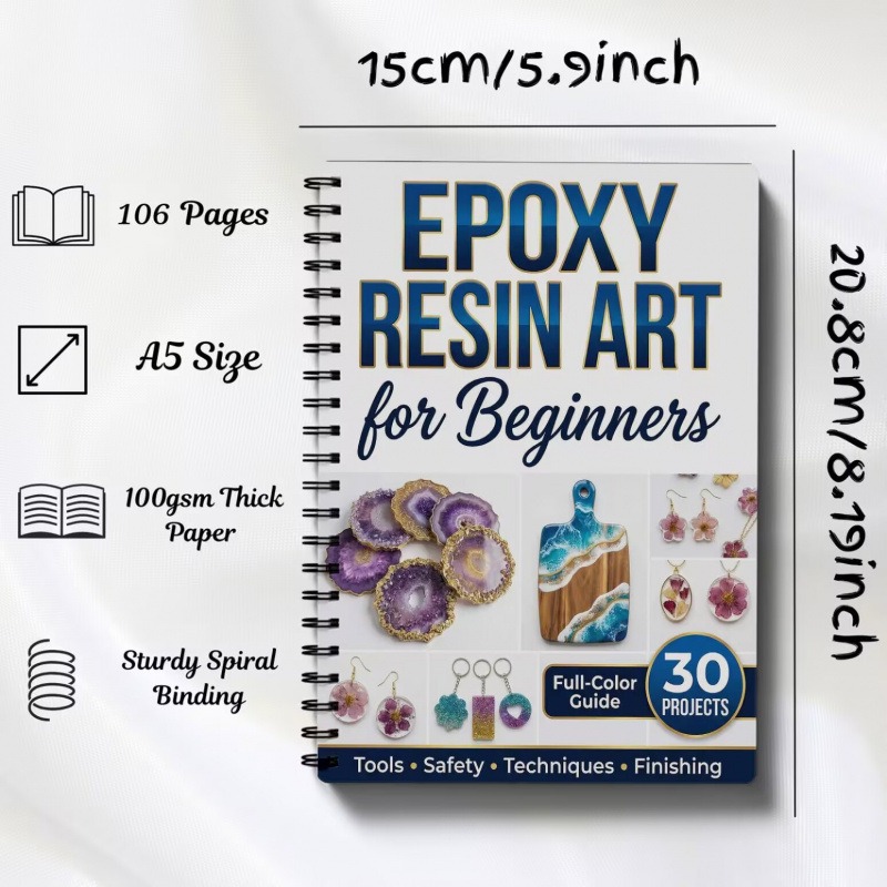 Manual de Resina Epoxi para Ar - Resin Art Guide Free reseña y precio