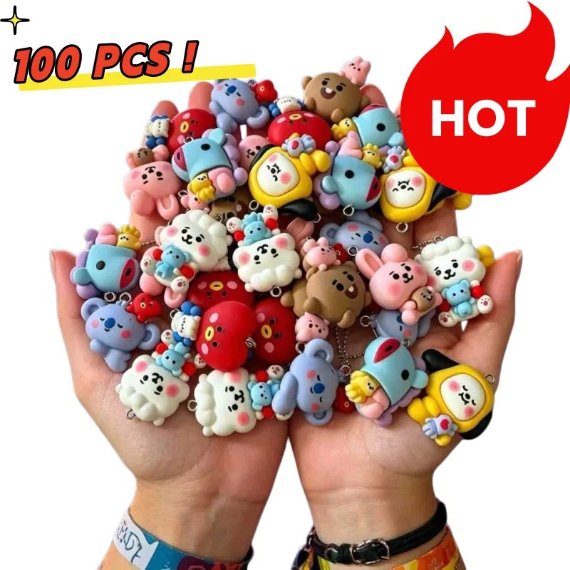 7 piezas de dijes de resina BT - Resin Art Materials reseña y precio