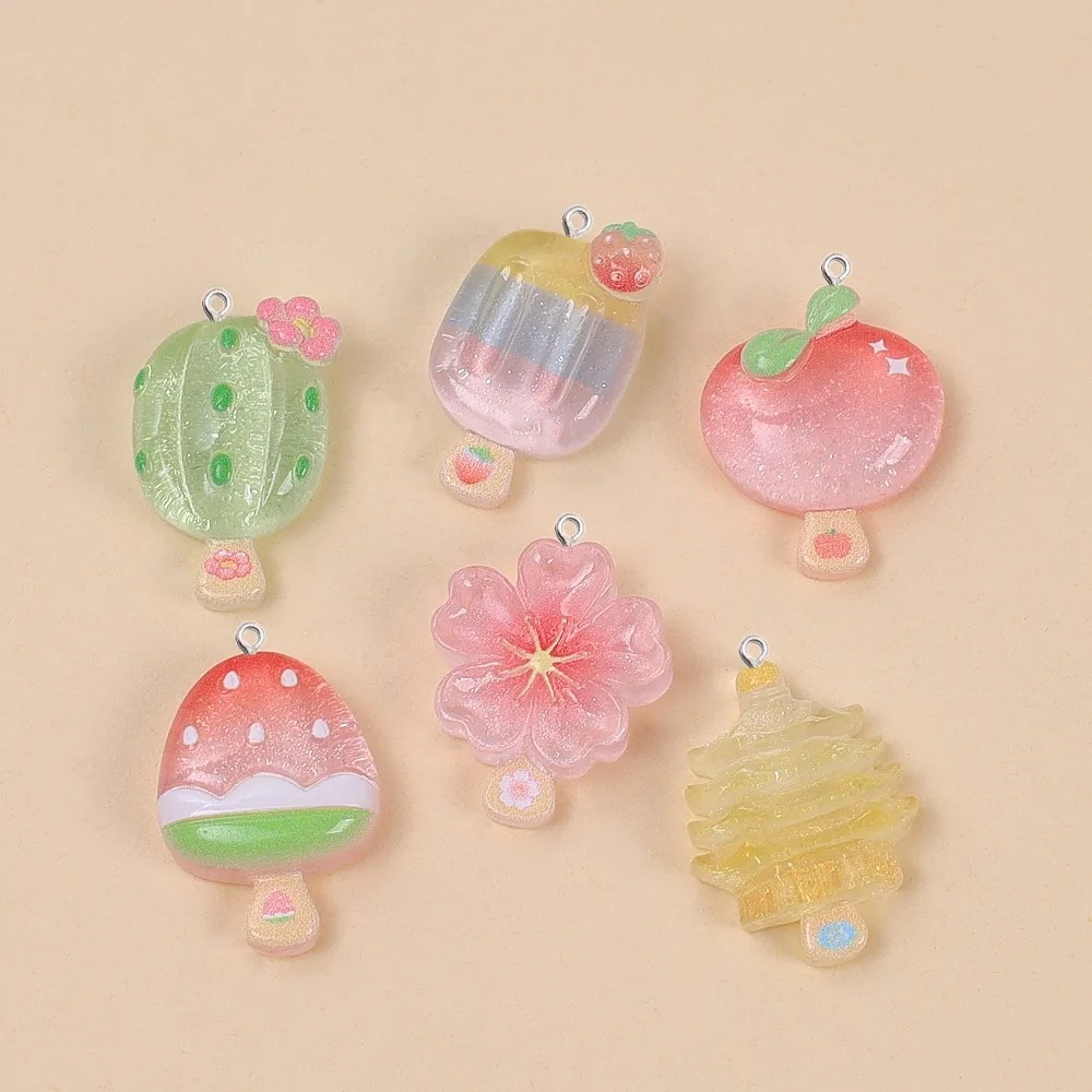 10 piezas de dijes de resina K - Resin Art Materials reseña y precio